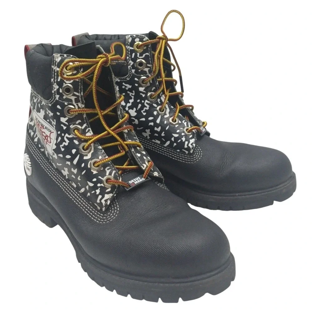 TIMBERLAND MEN'S DESUS & MERO X TIMBERLAND WATERPROOF 6-INCH BOOTS A2N9R SIZE: 8
